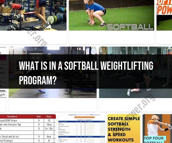 Softball Weightlifting Program Components