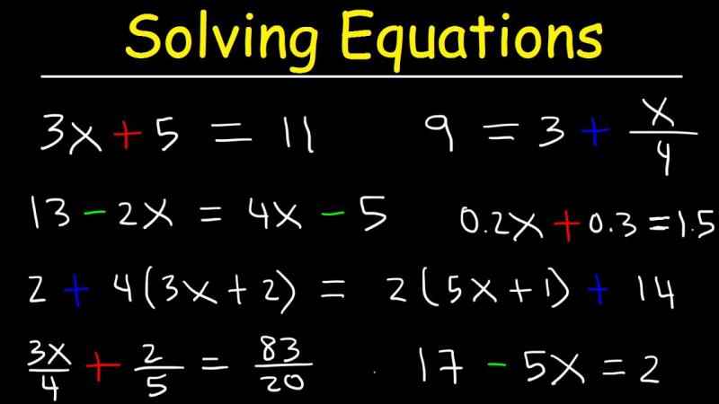 Solving Equations in Your Class: Tips and Strategies