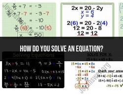 Solving Equations: Step-by-Step Guide