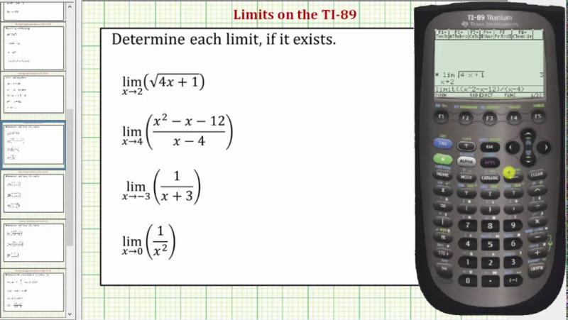 Solving Limits with a Calculator: Step-by-Step Approach