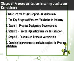 Stages of Process Validation: Ensuring Quality and Consistency