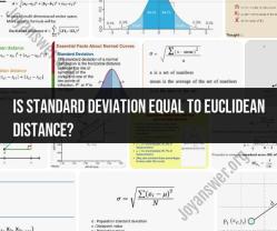 Statistical Insights: Standard Deviation vs. Euclidean Distance