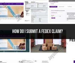 Submitting a FedEx Claim: Claim Filing Instructions