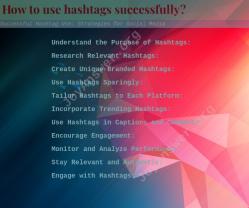 Successful Hashtag Use: Strategies for Social Media