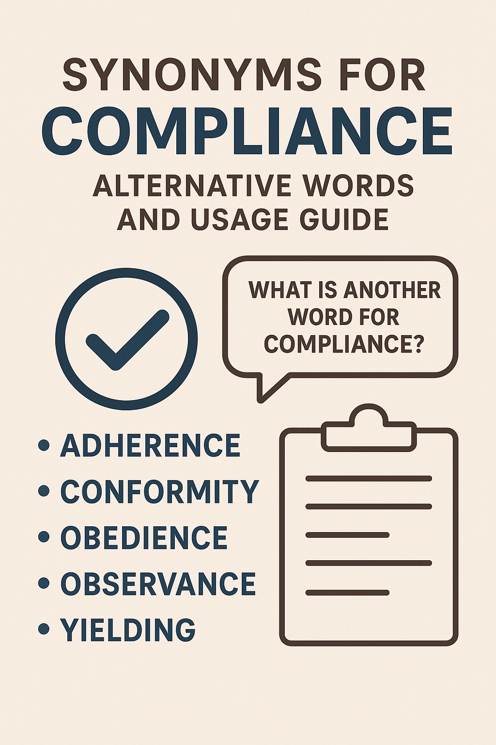 Synonyms for Compliance: Alternative Words and Usage Guide