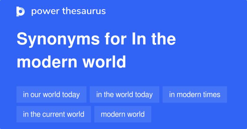 Synonyms for "In the World": Alternate Expressions