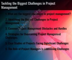 Tackling the Biggest Challenges in Project Management