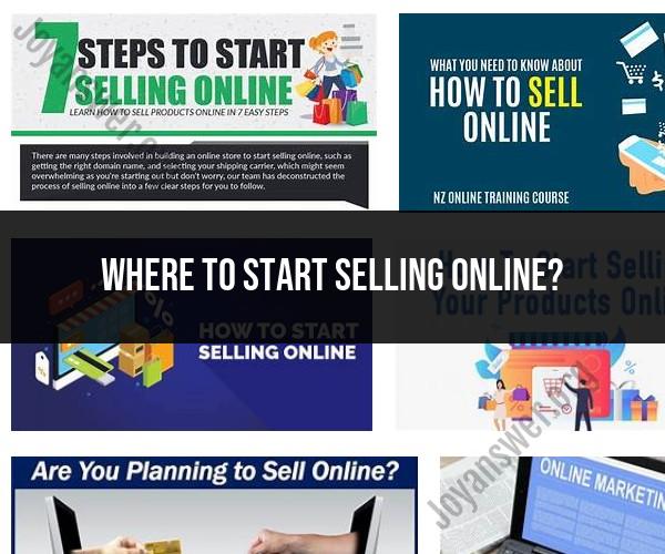 Taking Your Business Online: A Seller's Starting Point