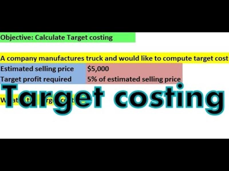 Target Cost Based on Product Features: Cost Allocation