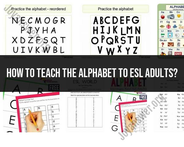 Teaching the Alphabet to ESL Adults