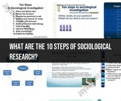 The 10 Steps of Sociological Research: A Comprehensive Guide