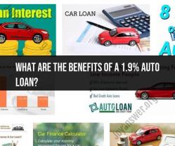 The Benefits of a 1.9% Auto Loan: Exploring Low-Interest Financing