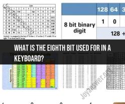 The Eighth Bit in a Keyboard: Its Function