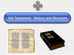 The Five Main Parts of the Old Testament