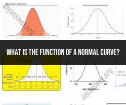 The Function of a Normal Curve: Statistical Distribution