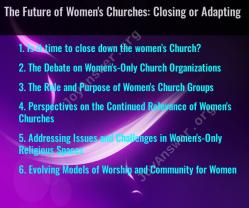 The Future of Women's Churches: Closing or Adapting