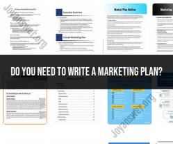 The Importance of a Marketing Plan: Key Considerations