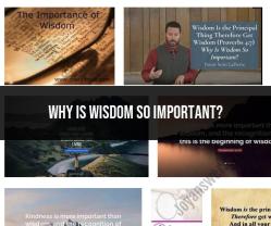 The Importance of Wisdom: Life's Guiding Light
