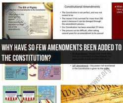 The Limited Amendments to the Constitution: Exploring the Why