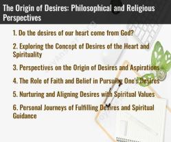 The Origin of Desires: Philosophical and Religious Perspectives