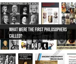 The Origins of Philosophical Thought: Pioneers of Inquiry
