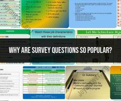 The Popularity of Survey Questions: What Makes Them Tick?