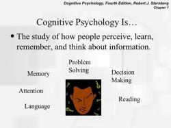 The Significance of Cognitive Psychology: Why Study It?