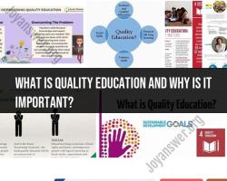 The Significance of Quality Education