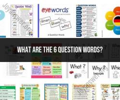 The Six Question Words: Exploring Interrogative Words