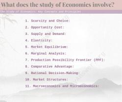 The Study of Economics: Key Concepts and Principles