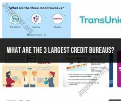 The Three Largest Credit Bureaus: Key Players in Credit Reporting