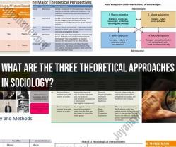 Theoretical Approaches in Sociology: Three Key Perspectives