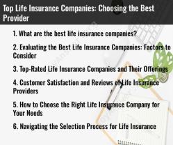 Top Life Insurance Companies: Choosing the Best Provider