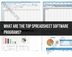 Top Spreadsheet Software Programs: Productivity Tools