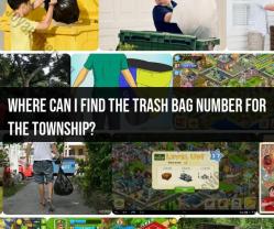 Township Trash Bag Number: Locating for Waste Disposal