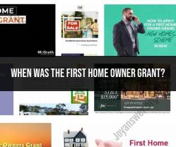 Tracing the Origins: The Evolution of the First Home Owner Grant