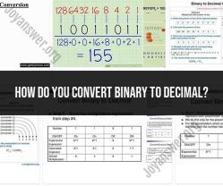 Transitioning from Binary to Decimal: Conversion Basics