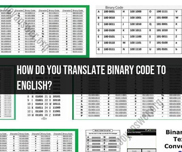 Translating Binary Code to English: Decoding Basics