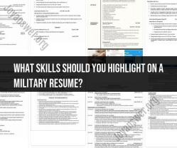 Translating Skills: Crafting an Impactful Military Resume