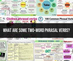 Two-Word Phrasal Verbs: Common Language Constructions
