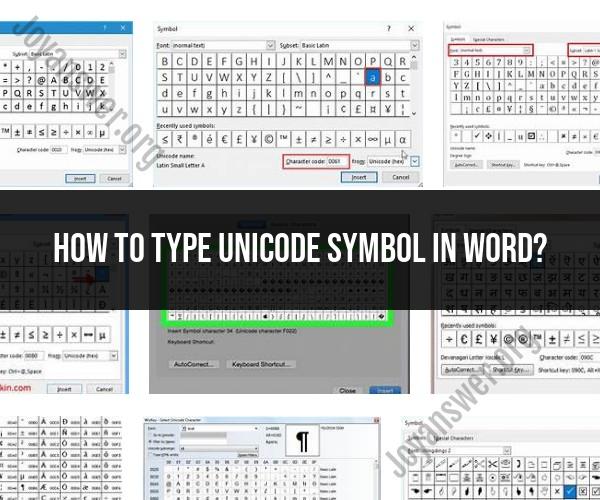 Unicode Symbols