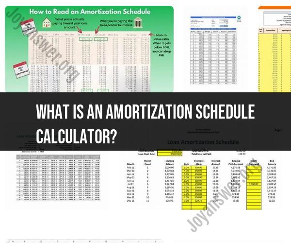 Understanding an Amortization Schedule Calculator