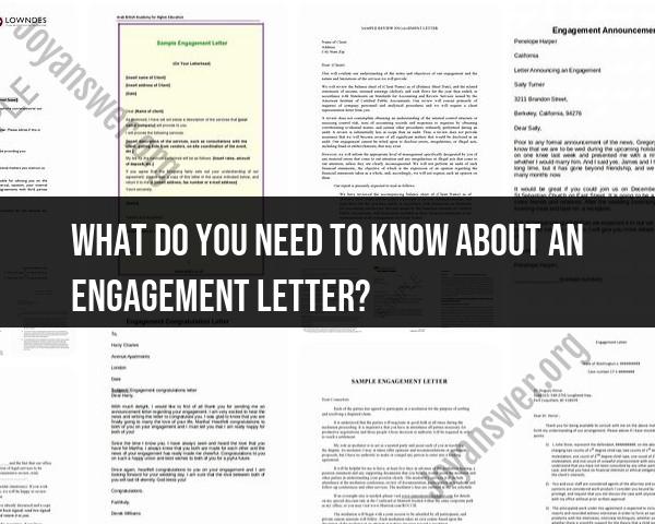 Understanding an Engagement Letter: Key Considerations