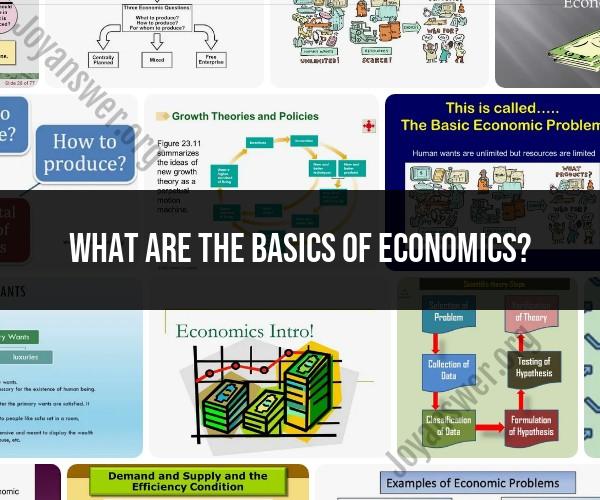 Understanding Basics of Economics: Foundational Concepts