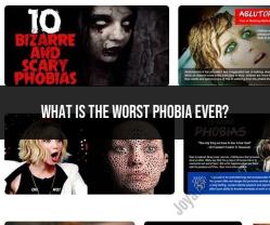 Understanding Extreme Phobias: The Most Severe Cases
