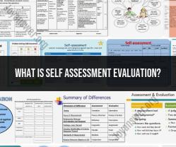Understanding Self-Assessment Evaluation