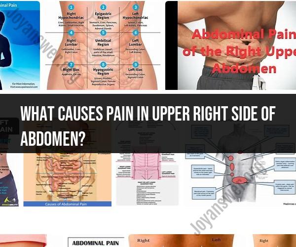 Understanding The Causes Of Upper Right Abdominal Pain JoyAnswer