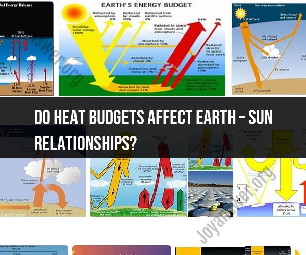 Unraveling Earth-Sun Relationships: Impact of Heat Budgets