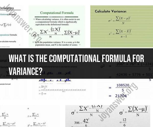 Unraveling the Formula for Calculating Variance