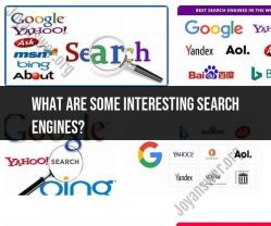 Unusual and Interesting Search Engines: Exploring Alternatives